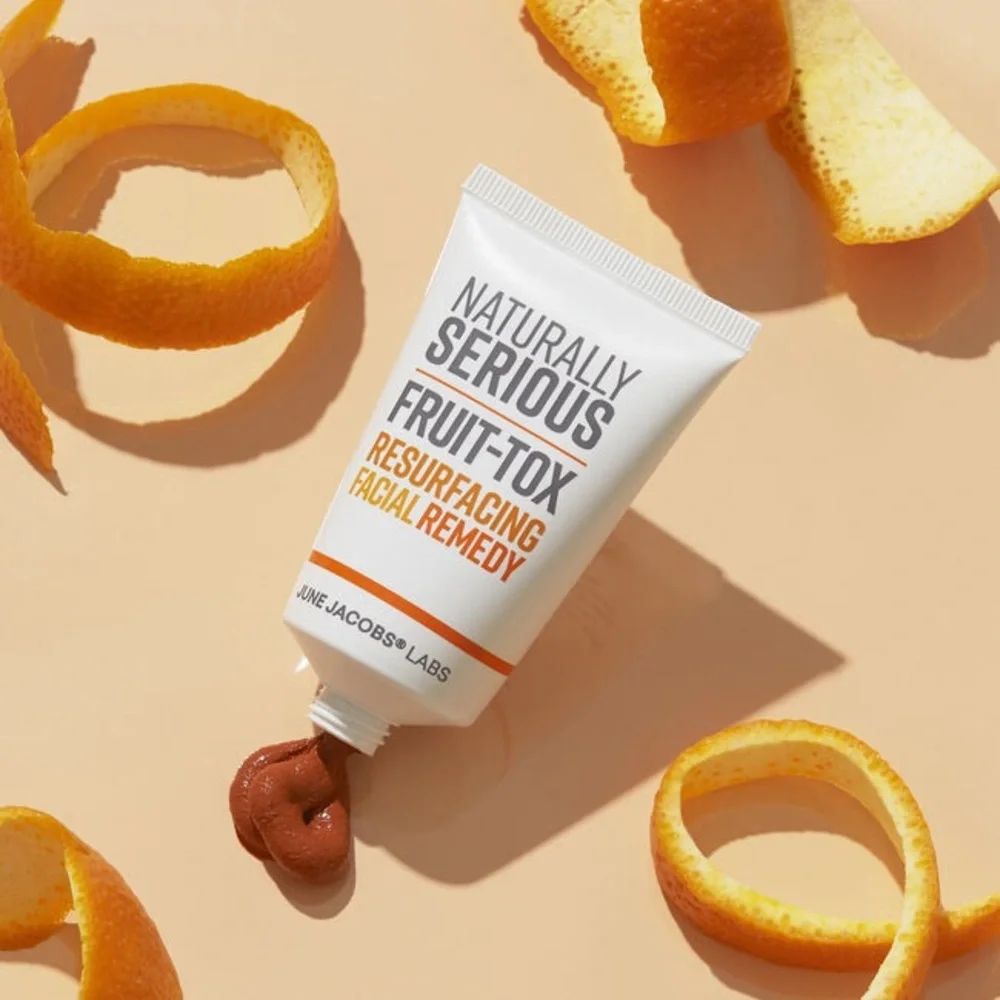 🖤 NATURALLY SERIOUS FRUIT-TOX RESURFACING FACIAL REMEDY EXFOLIATE PURIFY CREAM